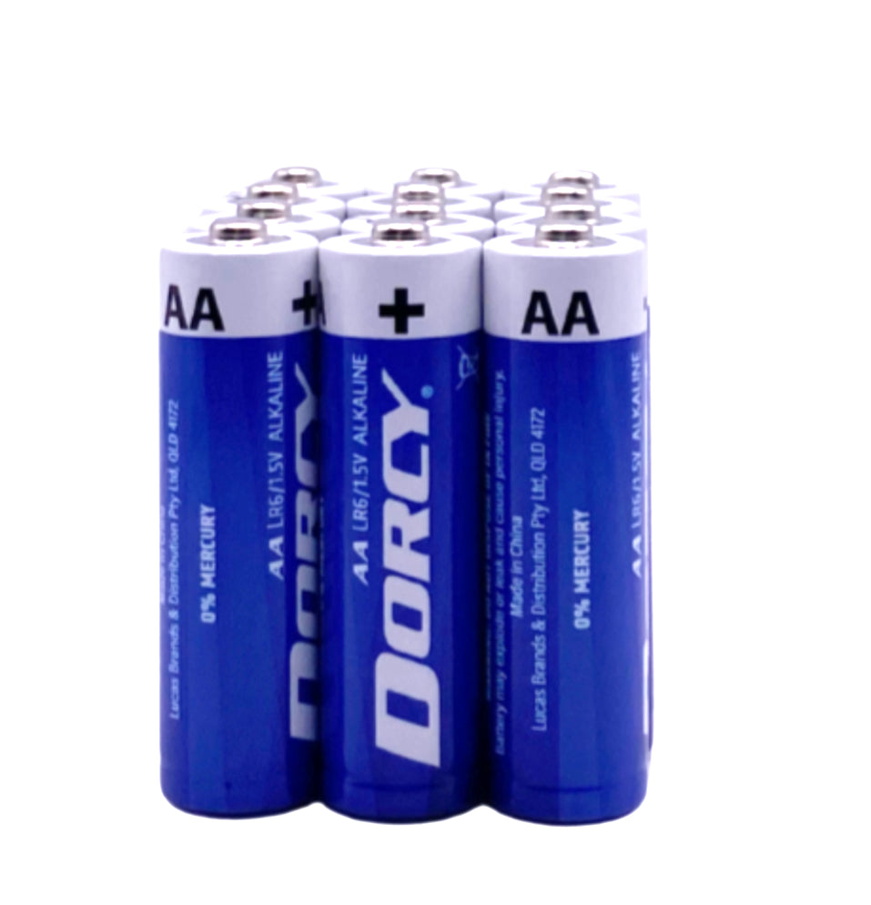 12AA Alkaline Battery Strip