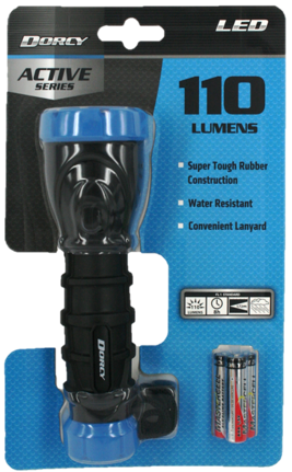 3AAA 110 Lumen Rubber Torch