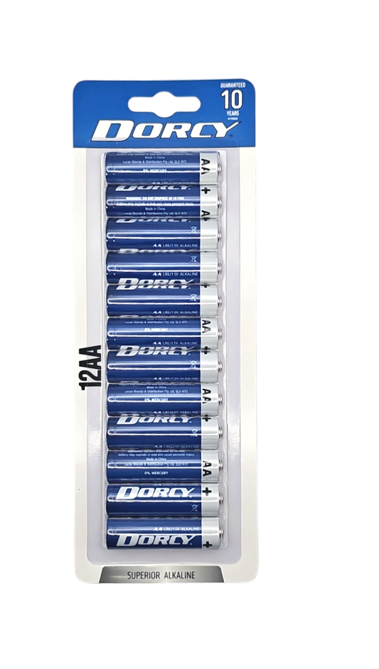 12AA Alkaline Battery Strip