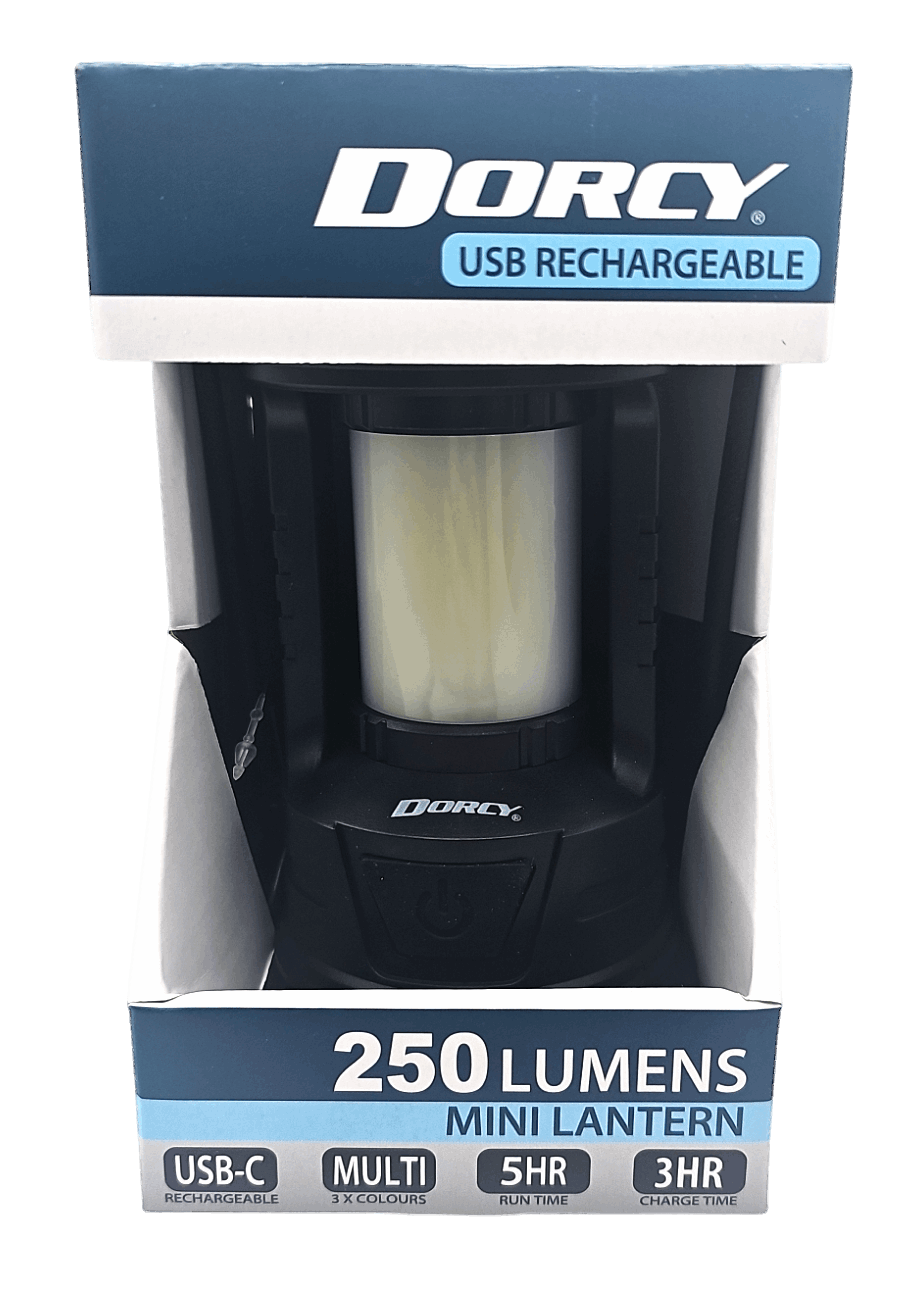 USB 250 Lumen Mini Tri-Colour Lantern