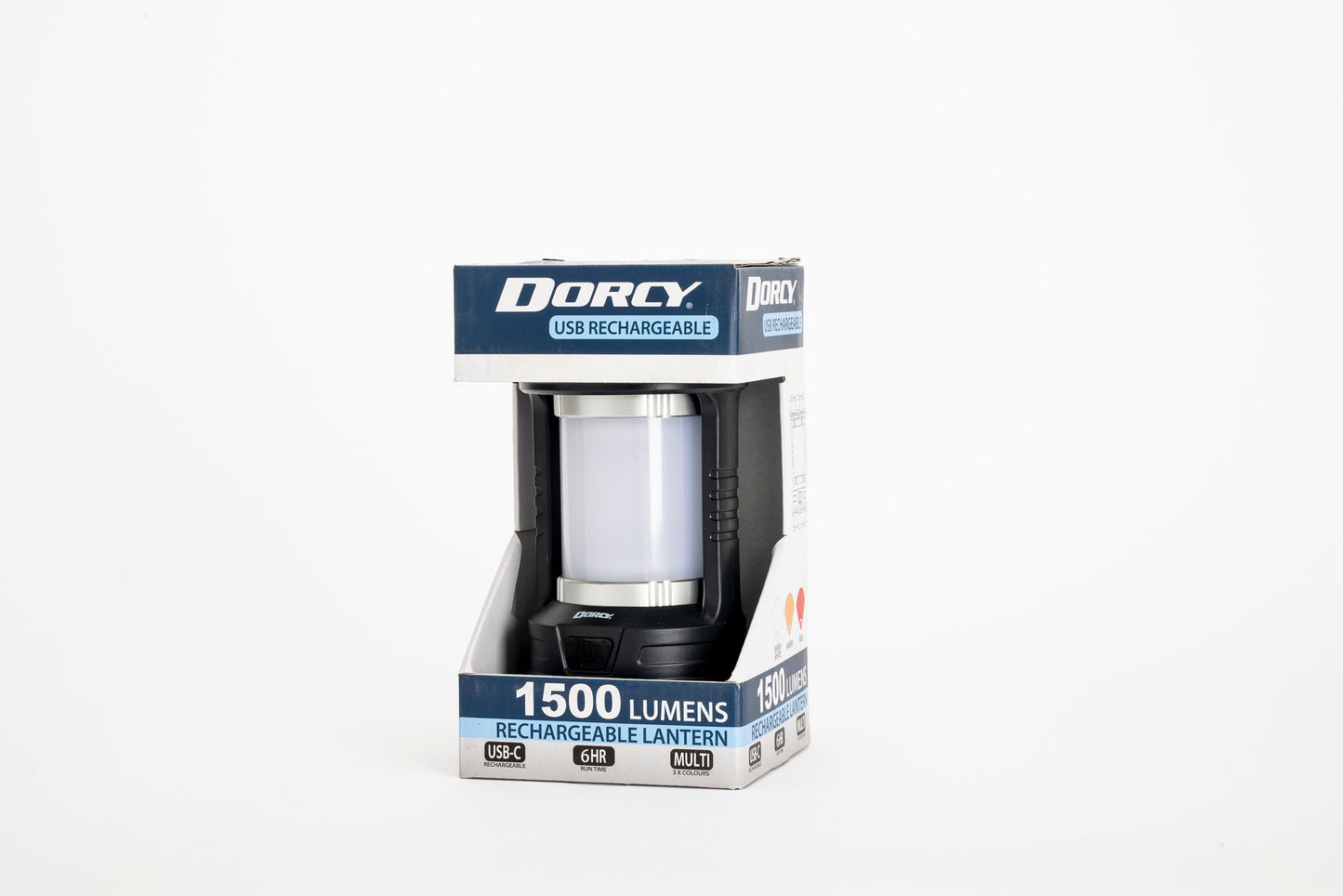 USB 1500 Lumen Tri-Colour Lantern